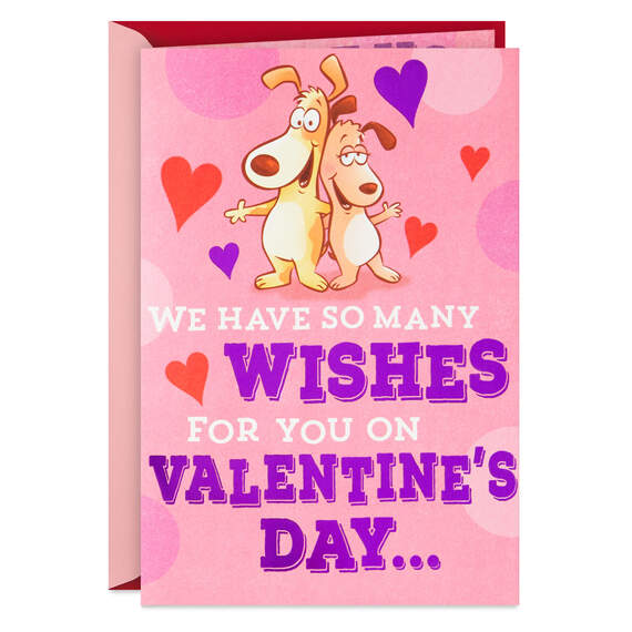 So Many Wishes Funny Pop-Up Valentine's Day Card From Both