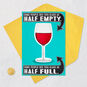 Glass Half-Full of Wine Birthday Card, , large image number 6