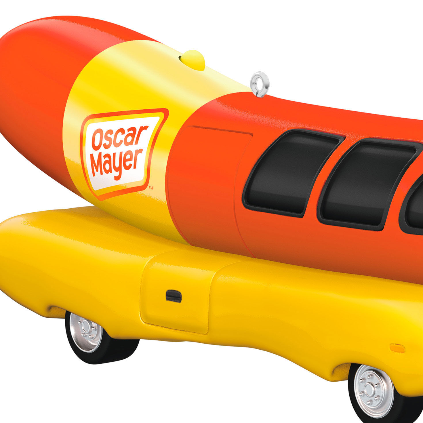 Oscar Mayer Wiener Car Keepsake Ornament upclose view image number 4