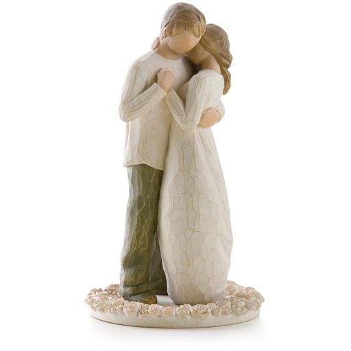 Willow Tree® Promise Wedding Engagement Love Figurine & Wedding Cake Topper, 