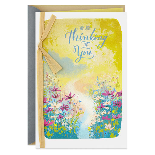 Cheerful Thoughts and Wishes Get Well Card from Us, 