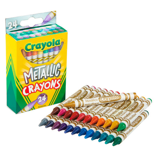 Crayola® Metallic Crayons, 24-Count, 