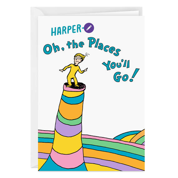 Personalized Dr. Seuss™ Oh, the Places You'll Go! Card, , large image number 6
