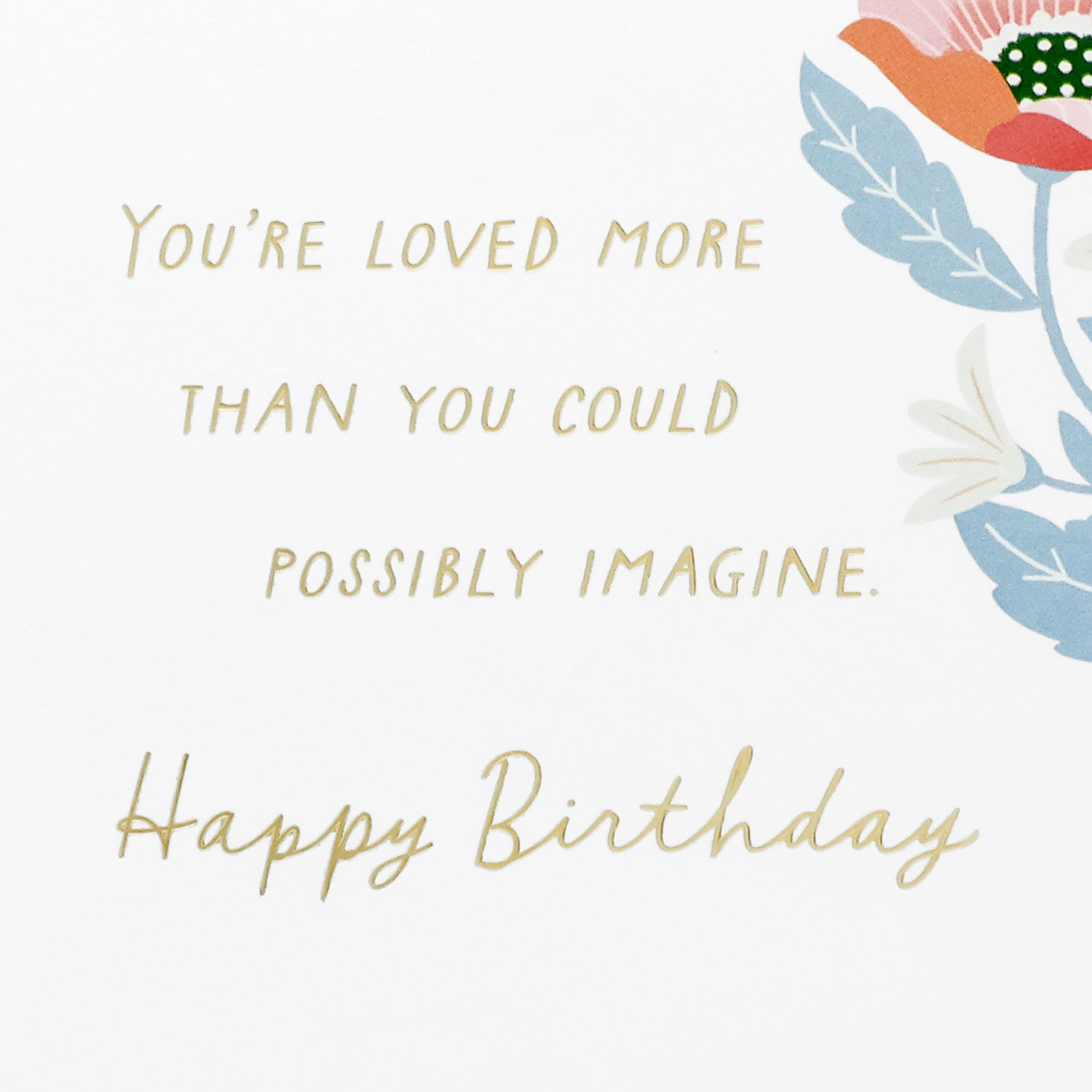Floral Garden Birthday Card for Daughter Sentiment image number 3