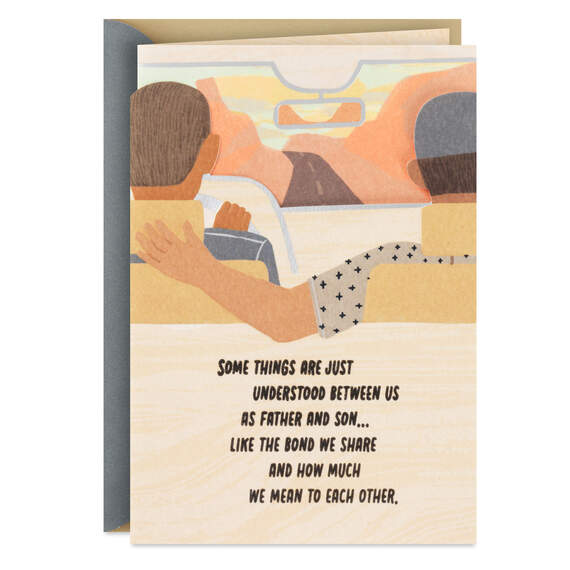 Father and Son Bond Birthday Card for Him
