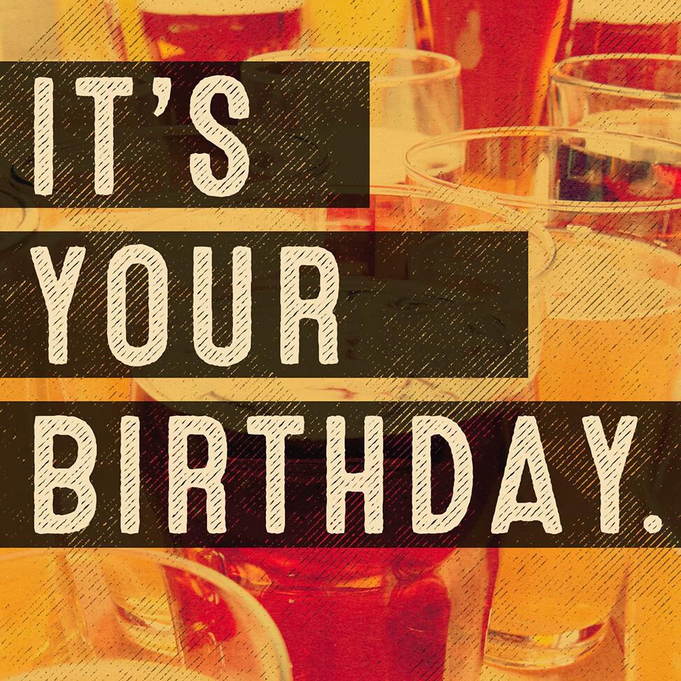 Beer Blast Musical Birthday Card