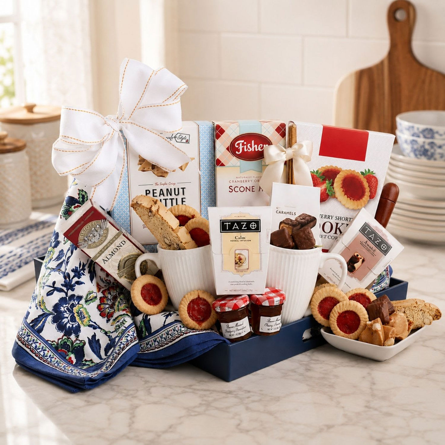 Tea & Treats Gift Tray in use image number 2