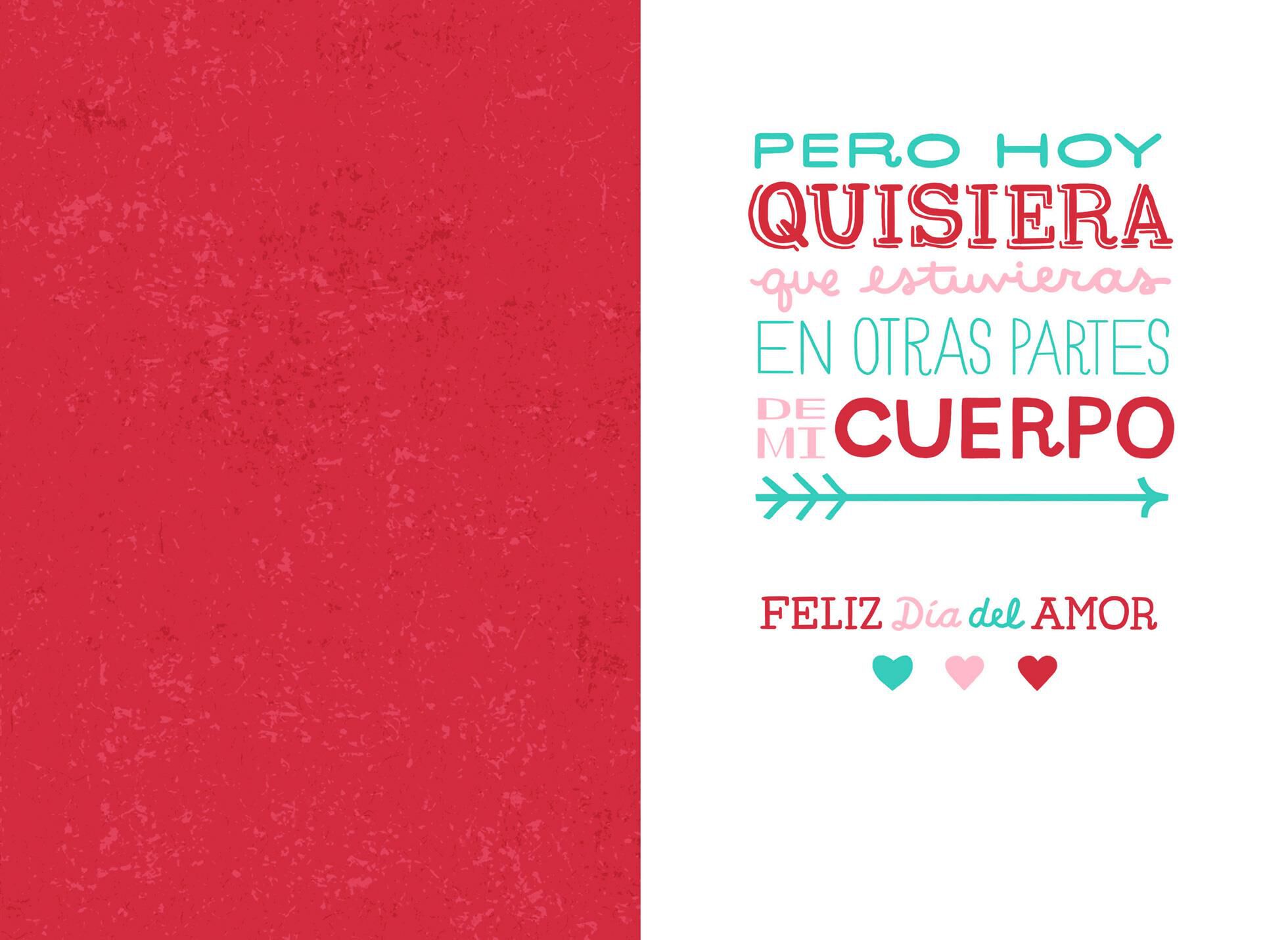 You're on My Mind Romantic Spanish-Language Valentine's Day Card
