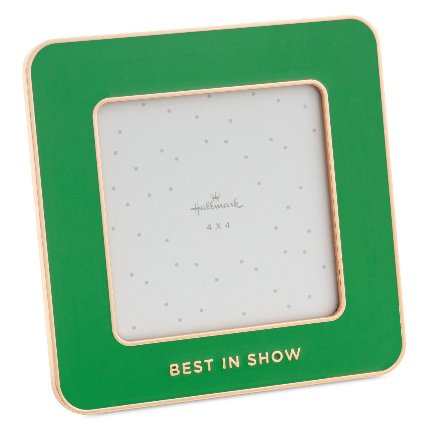 Best in Show Green Enamel Picture Frame, 4x4