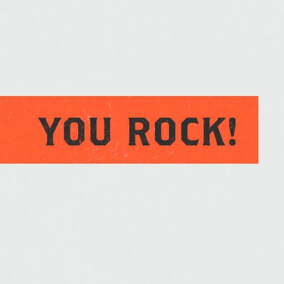 You Rock Musical Thank-You Card, , large image number 2