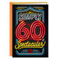 Simply Spectacular Musical Light-Up 60th Birthday Card, , large image number 1