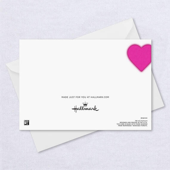 Personalized Exclamation Hearts Love Photo Card, , large image number 3