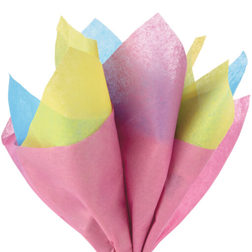 Assorted Rainbow Colors Bulk Tissue Paper, 120 sheets, 
