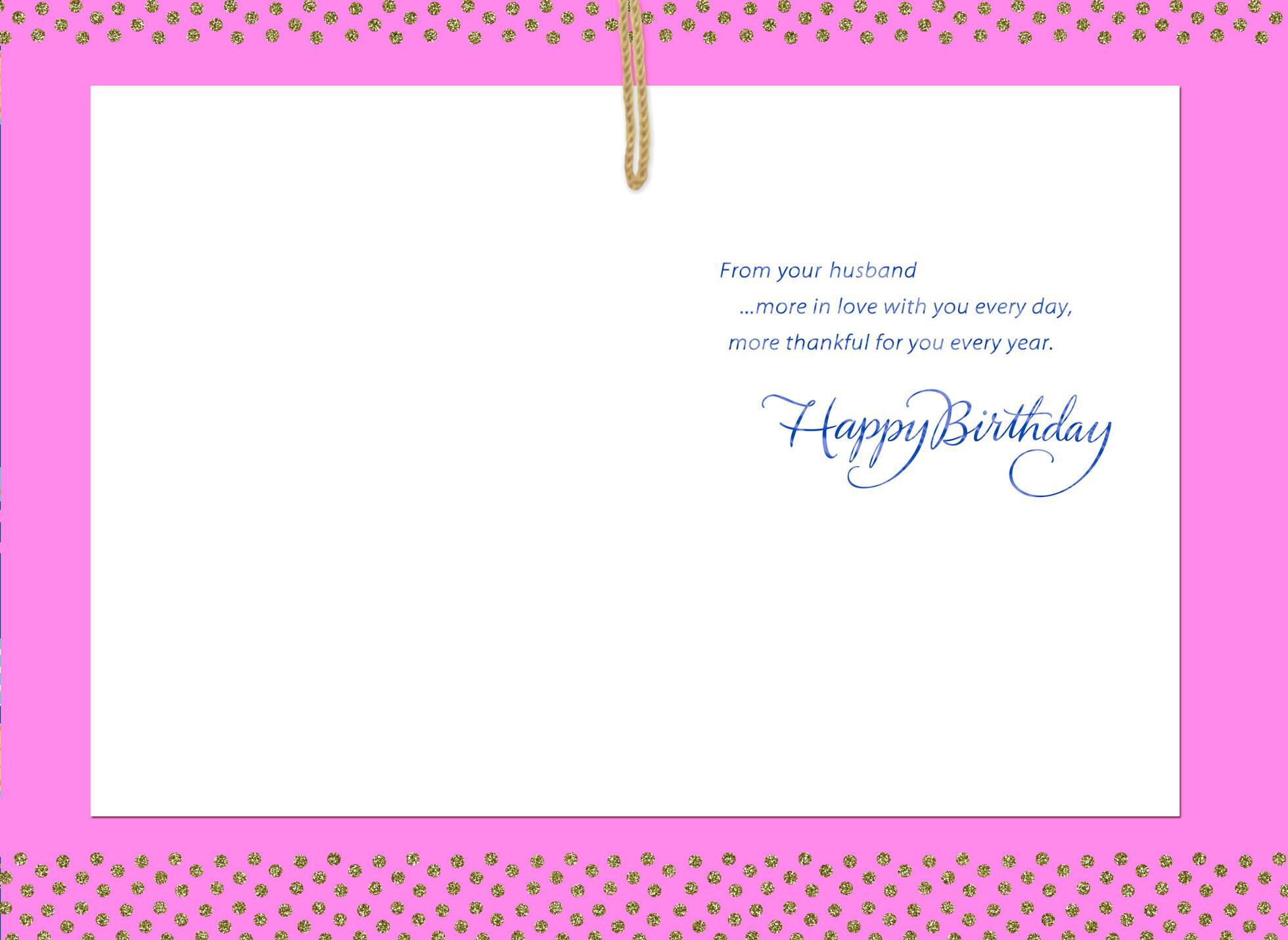 more in love with you every day birthday card for wife greeting cards