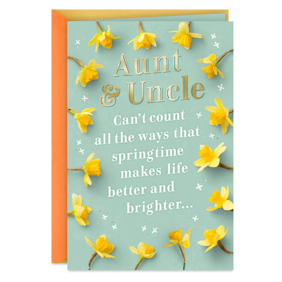 You're Loved Easter Card for Aunt and Uncle