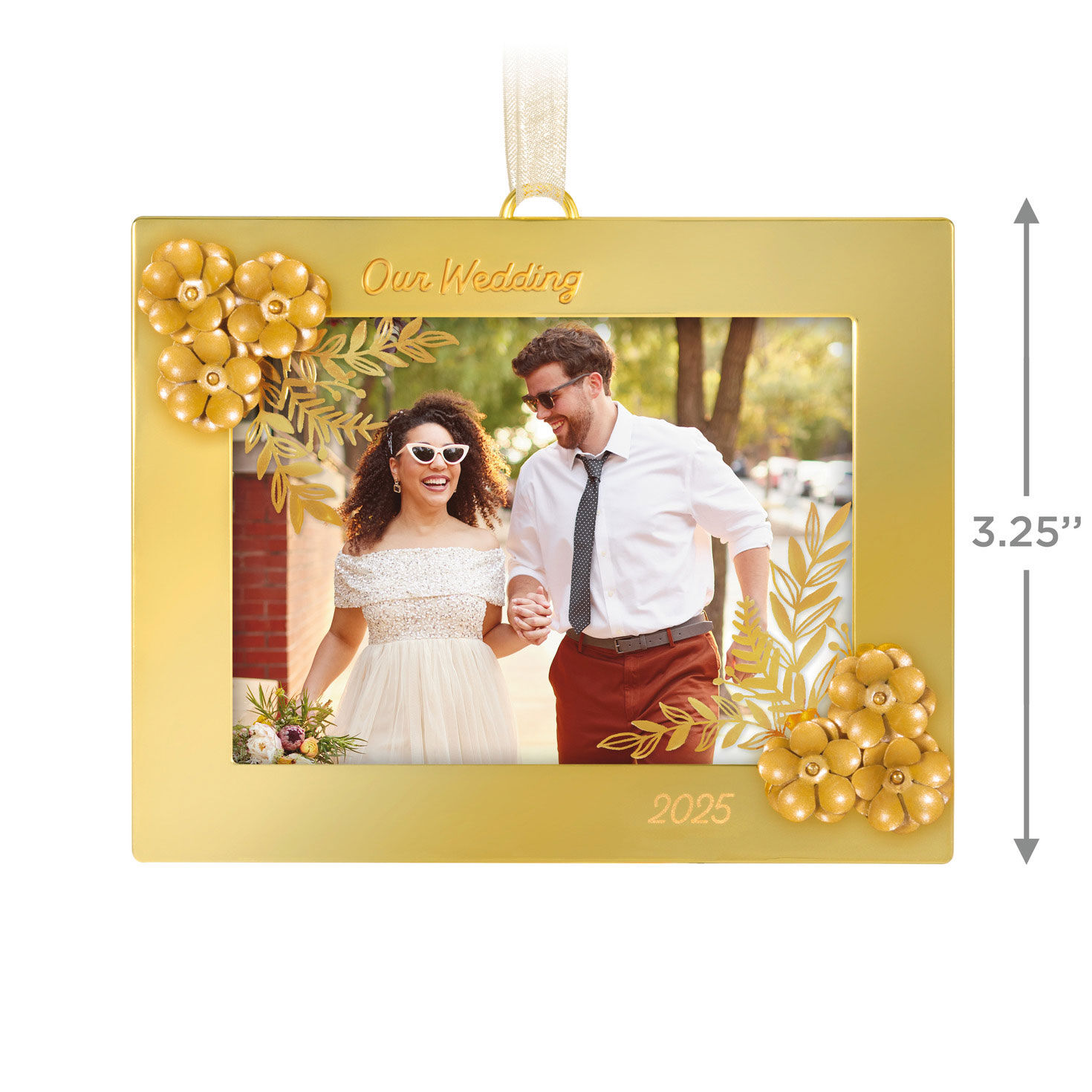 Our Wedding 2025 Photo Frame Metal Ornament, , large image number 3