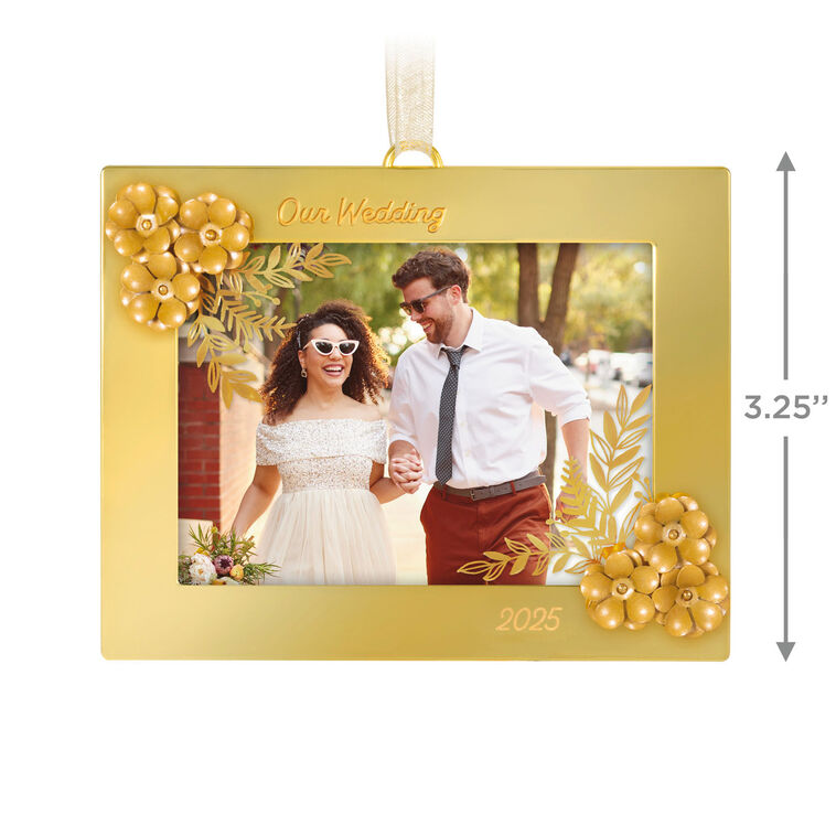 Our Wedding 2025 Photo Frame Metal Ornament, , large image number 3