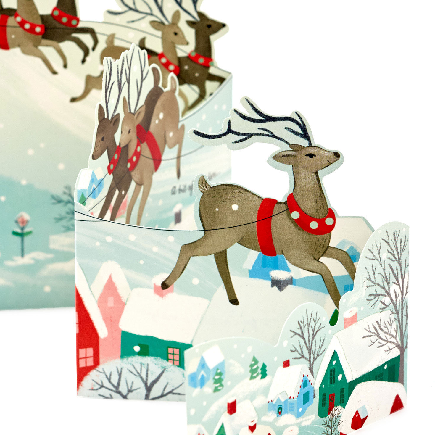 Santa's Sleigh and Reindeer Boxed Christmas Cards, Pack of 8 for only USD 20.49 | Hallmark