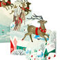 Santa and Sleigh Scene Boxed Christmas Cards Cover Detail image number 5