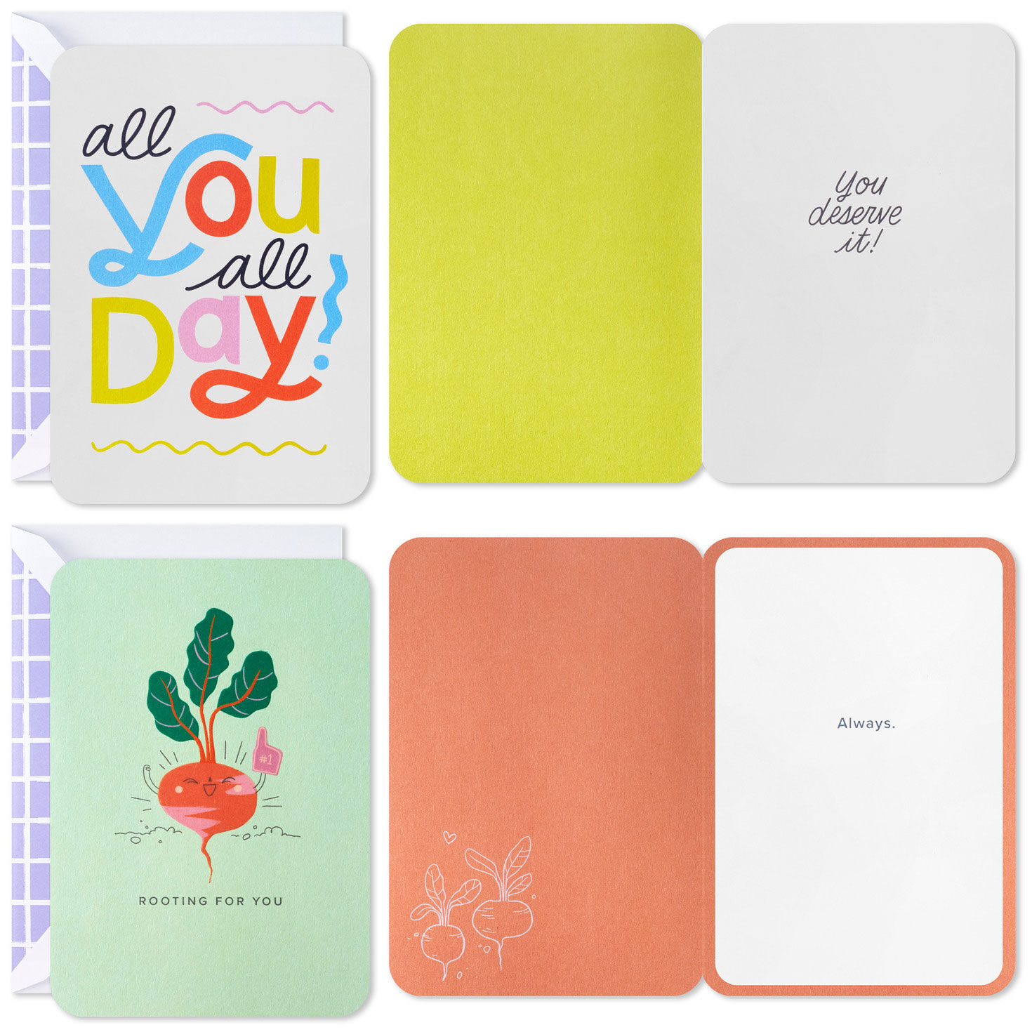 Hallmark+ Membership Renewal Card Assortment card fronts and sentiments image number 5