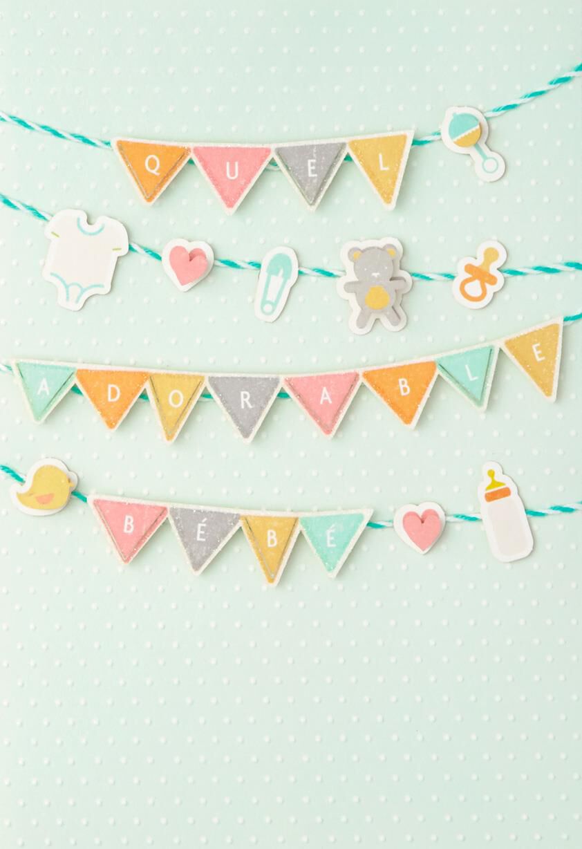 Hello Little One French-Language New Baby Card