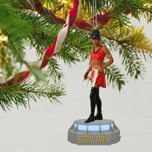 Star Trek™ Mirror, Mirror Collection Lieutenant Nyota Uhura Ornament With Light and Sound, 