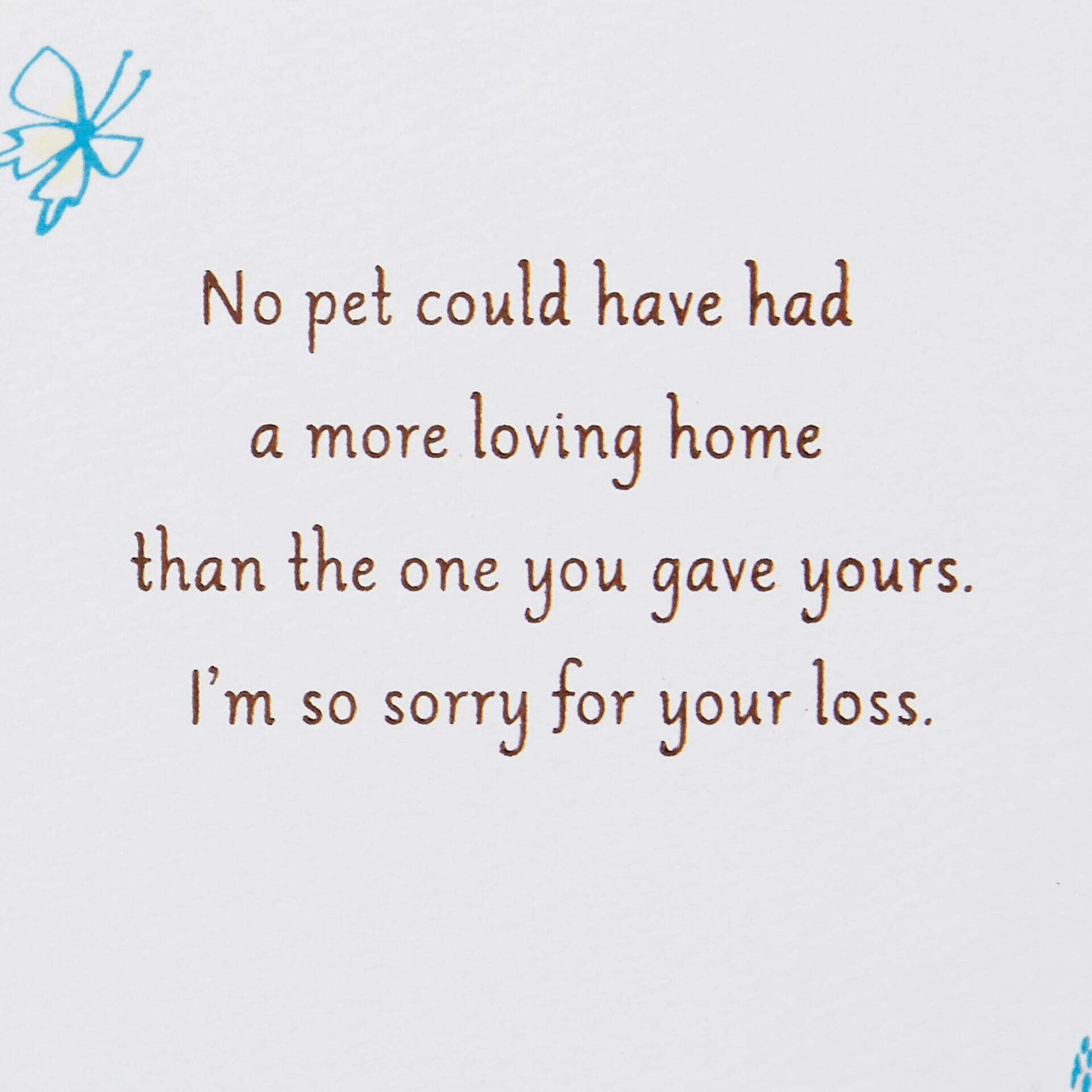 A Loving Home Sympathy Card For Loss Of Dog Greeting Cards Hallmark