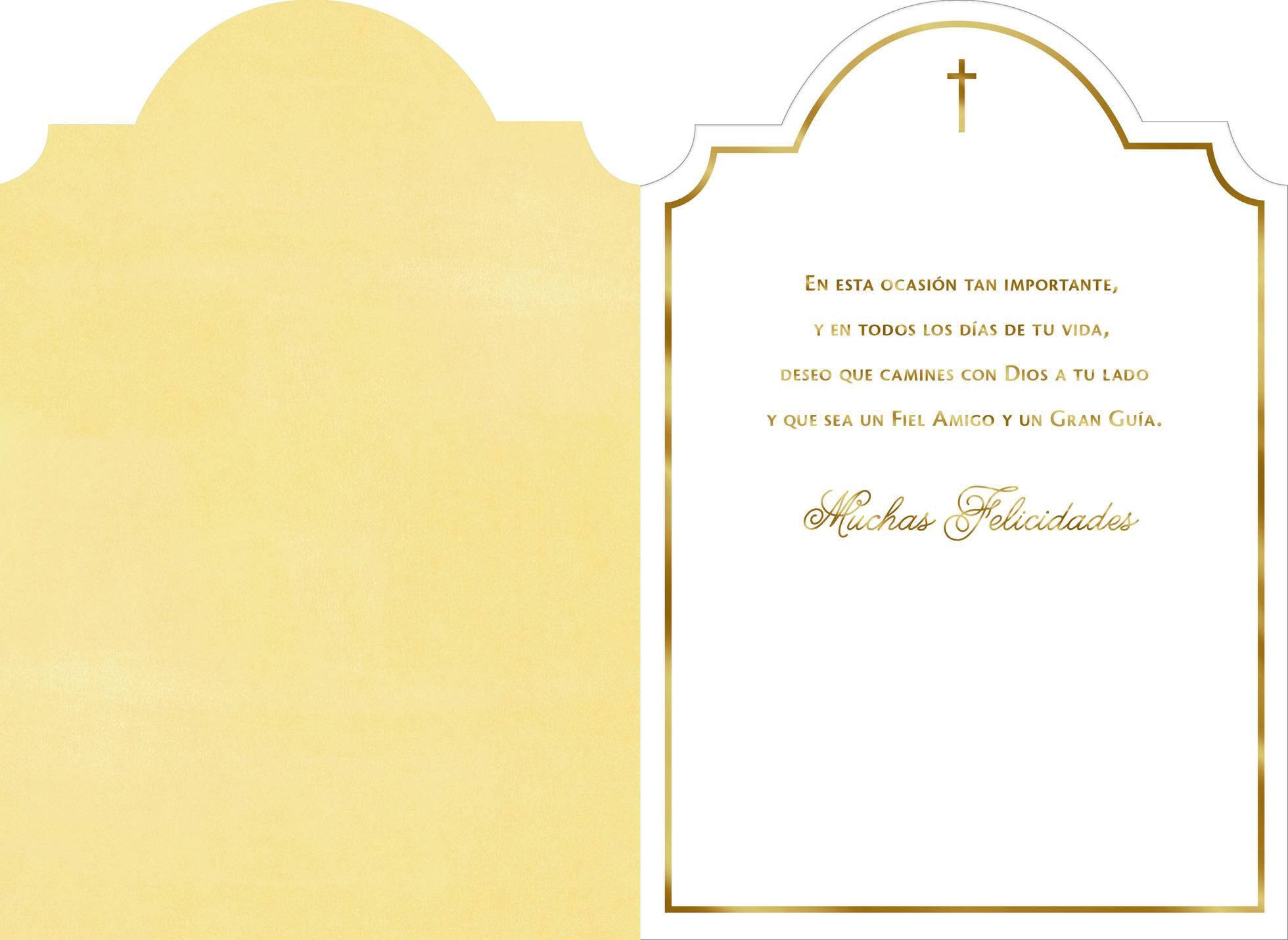 At Your Side Religious Spanish-Language First Communion Card