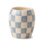Paddywax Checkmate Cotton & Teak Ceramic Jar Candle, 11 oz., , large image number 1