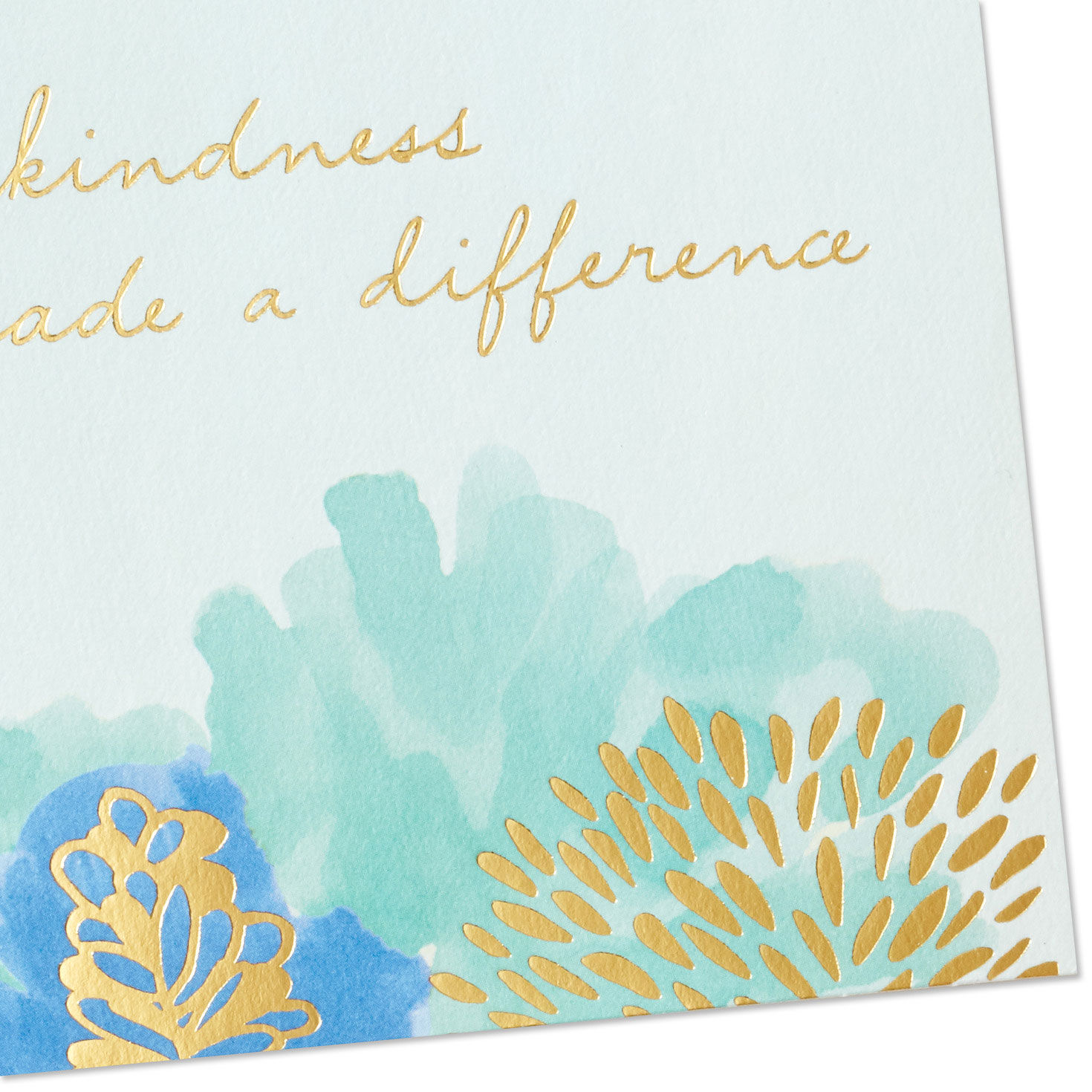 Abstract Flowers on Blue Boxed Blank Thank-You Notes, Pack of 10, , large image number 3