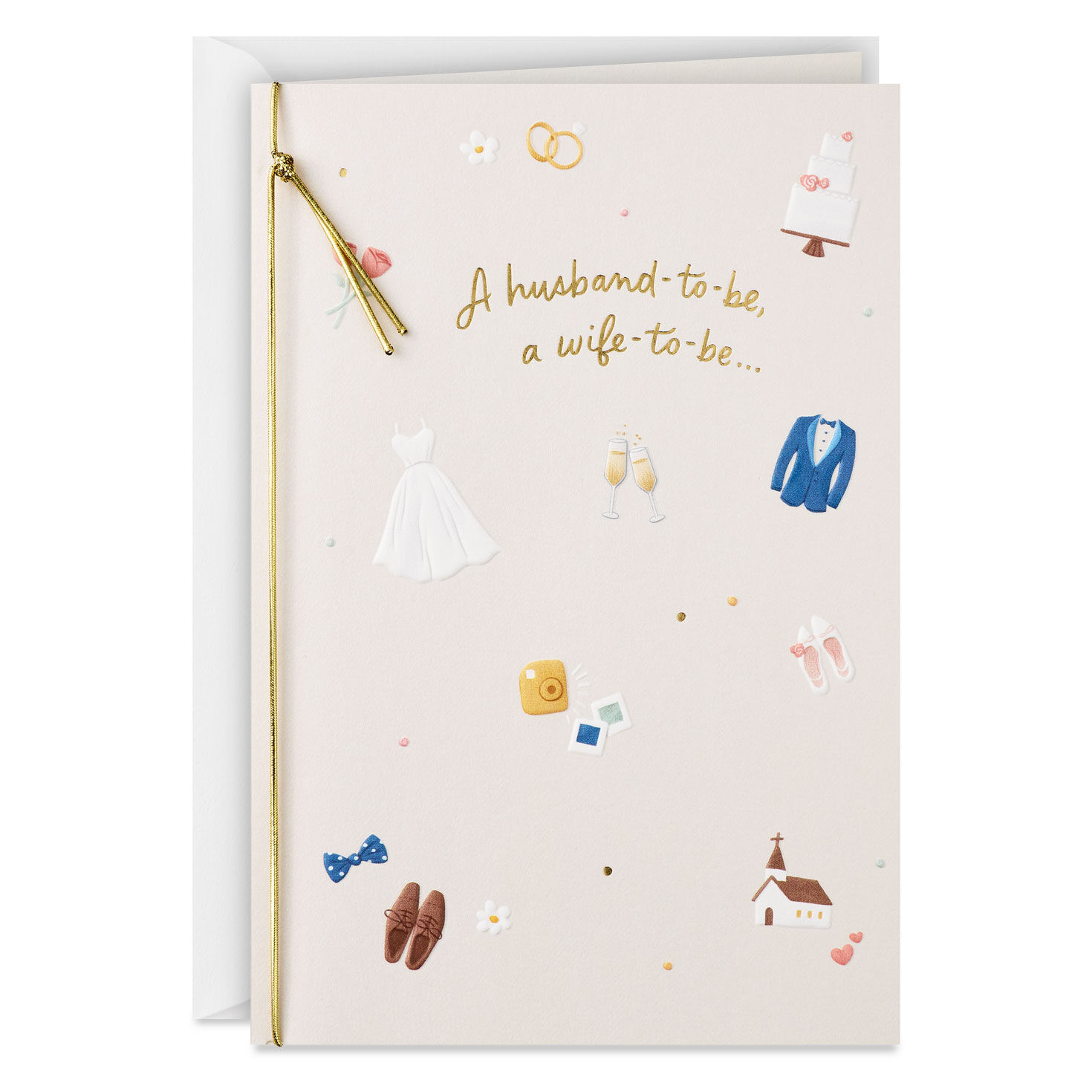 Happy Life-to-Be Wedding Shower Card for Bride and Groom