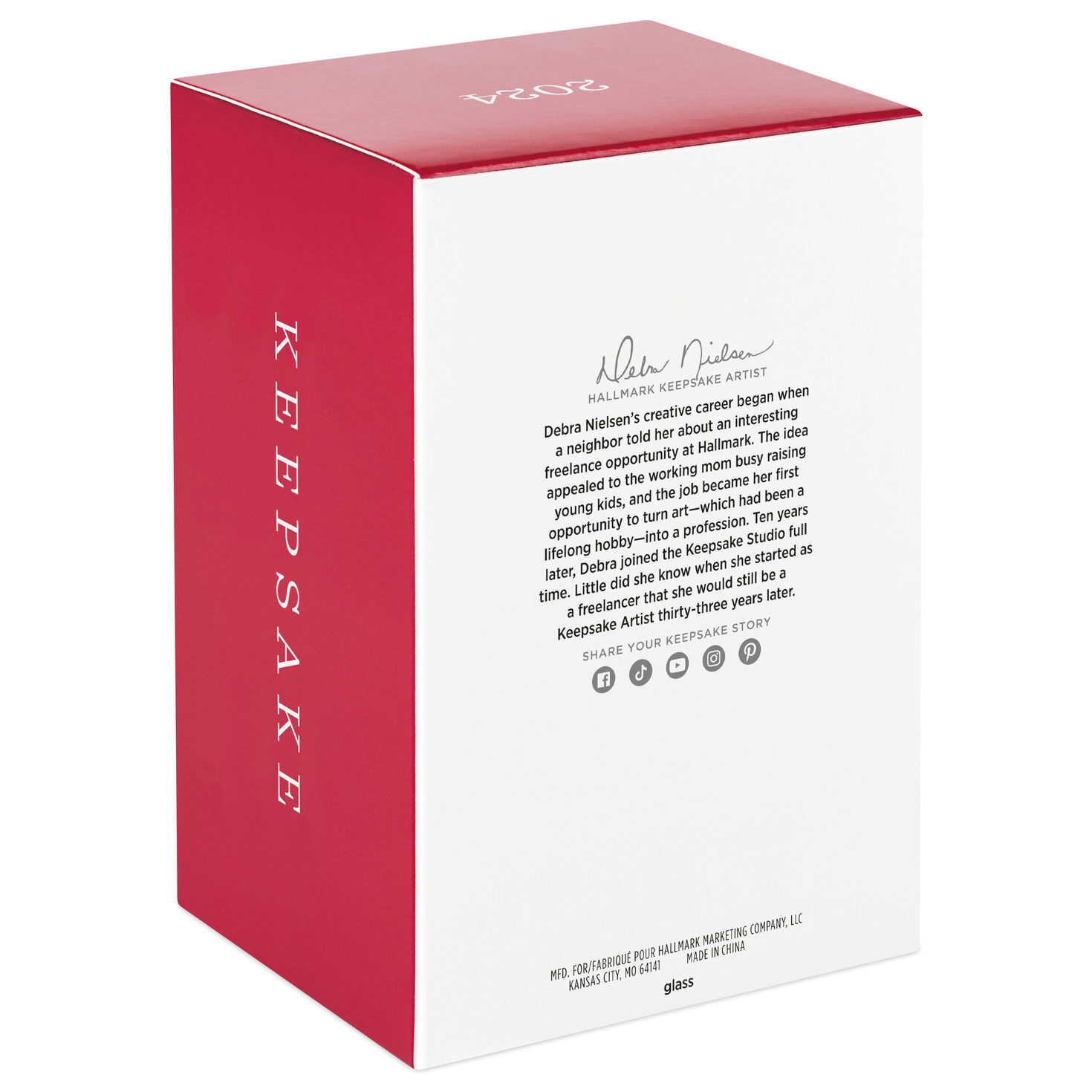 Our First Christmas Together 2024 Glass Ornament Keepsake Ornaments