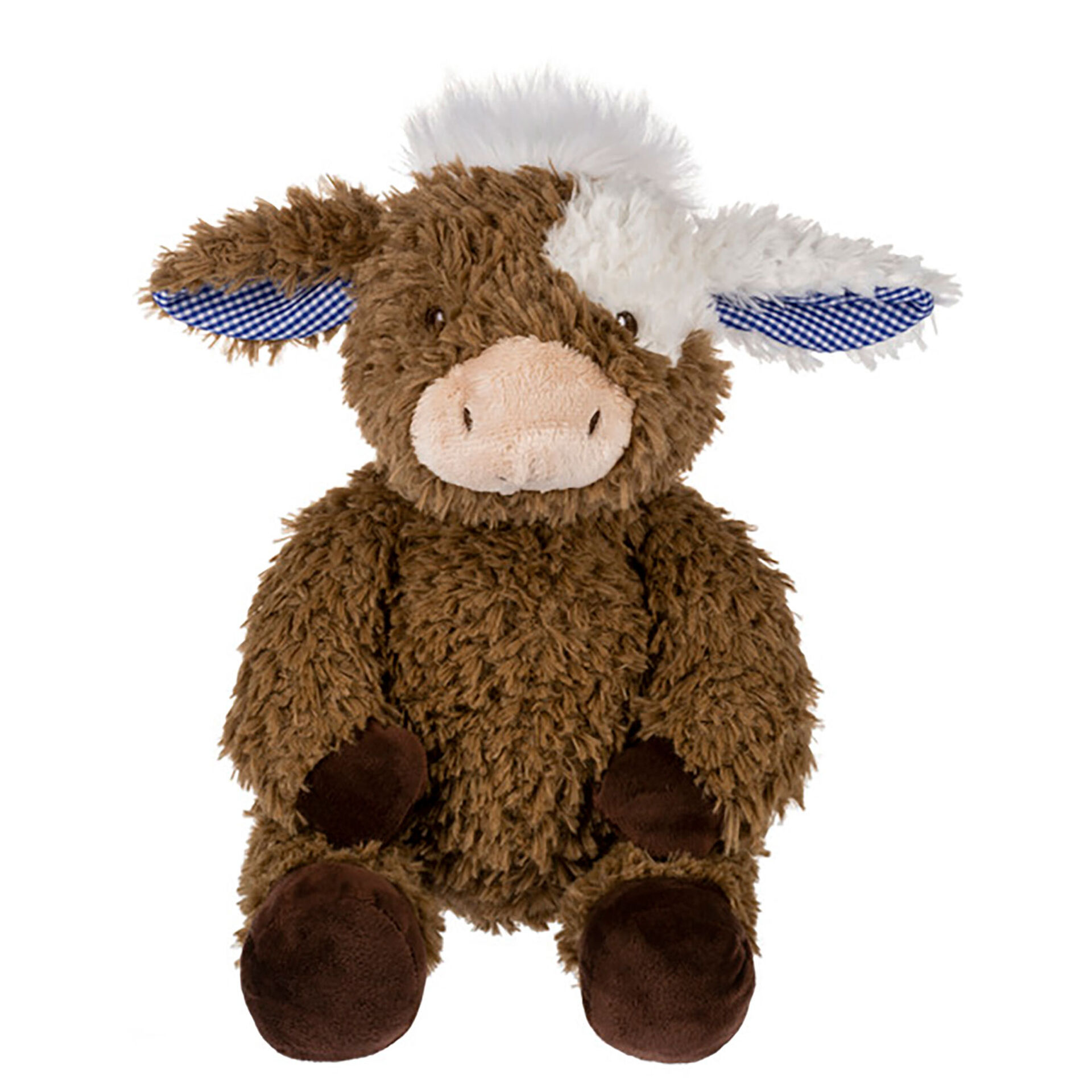 Ganz Happy Hill Farm Cow Stuffed Animal, 14" H Classic Stuffed