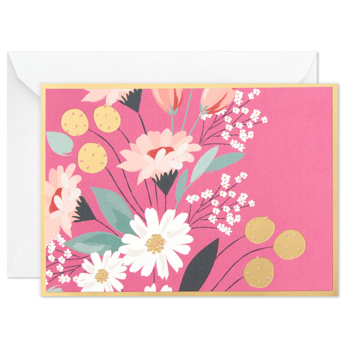 Assorted Floral Blank ThankYou Notes and Note Cards, Box of 50 Note