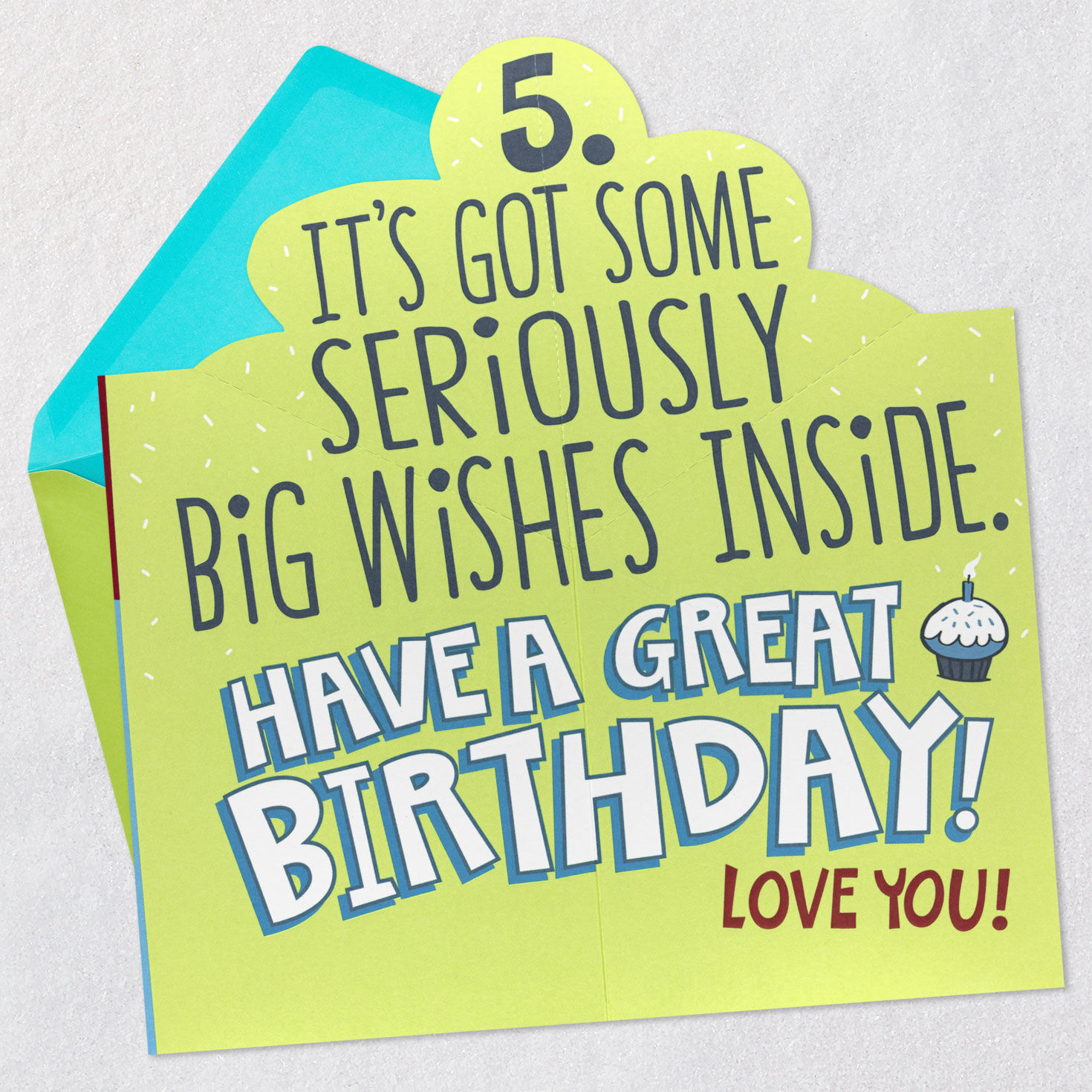 Seriously Big Wishes Funny Pop-Up Birthday Card for Grandson for only USD 3.99 | Hallmark