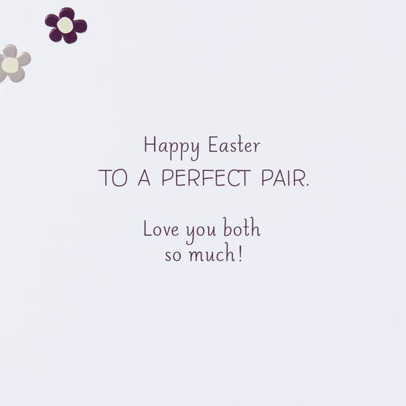 You're a Perfect Pair Easter Card for Son and Daughter-in-Law, , large image number 2
