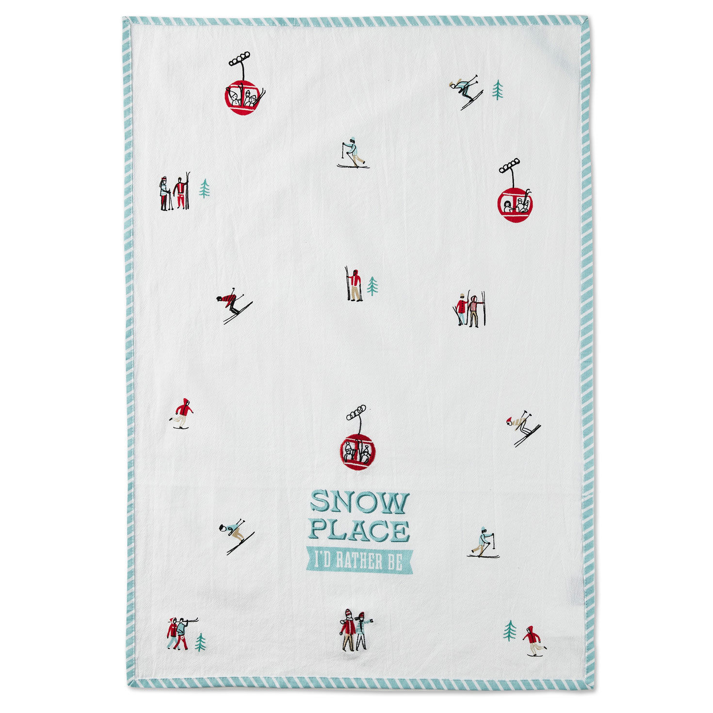 Snow Place I'd Rather Be Tea Towel, 18x26 for only USD 16.99 | Hallmark