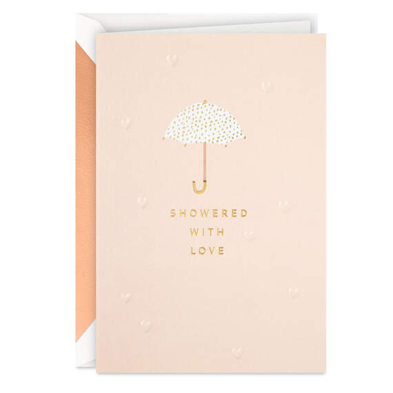 Showered With Love Wedding Shower Card