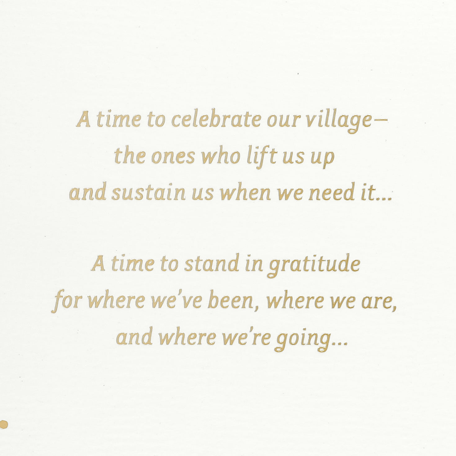 Blue and Gold Starburst Christmas Card Sentiment image number 2