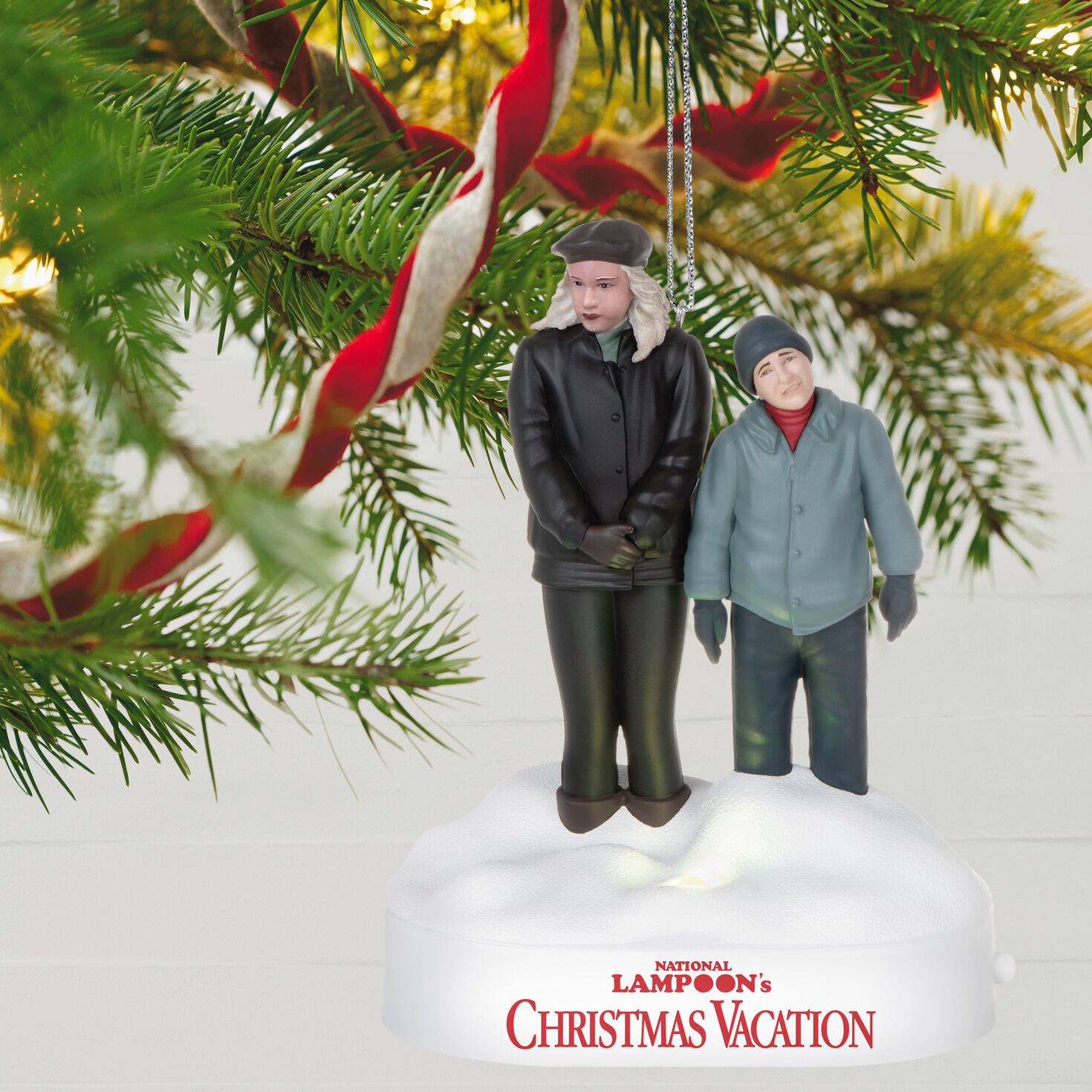 National Lampoon's Christmas Vacation&trade; Collection Audrey and Russ Griswold Ornament With Light and Sound, , large image number 2