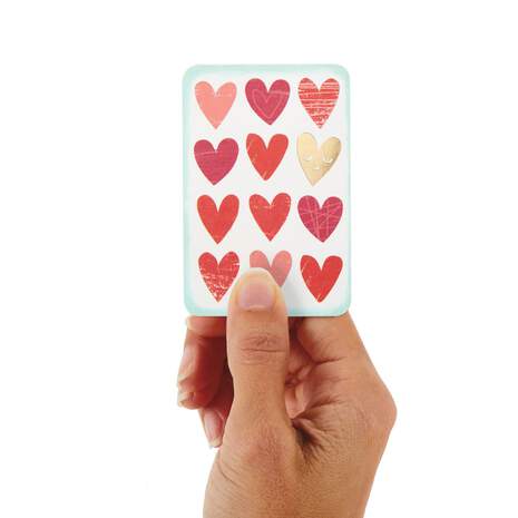 3.25" Mini Only One You Hearts Card, , large