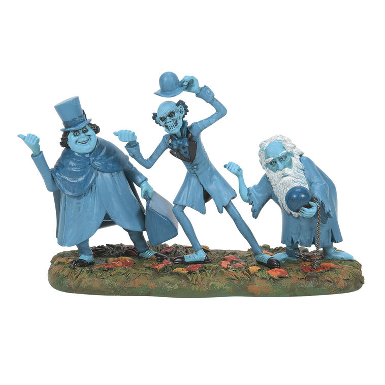 Disney Disneyland Haunted Mansion Beware of Hitchhikers Figurine, 3.7"