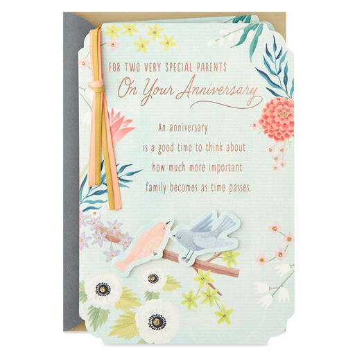 The Life You Have Shared Anniversary Card for Parents, 