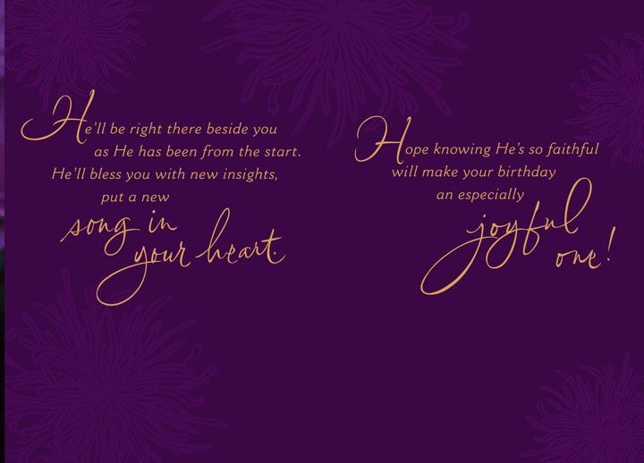 Joyous Birthday Prayer Birthday Card