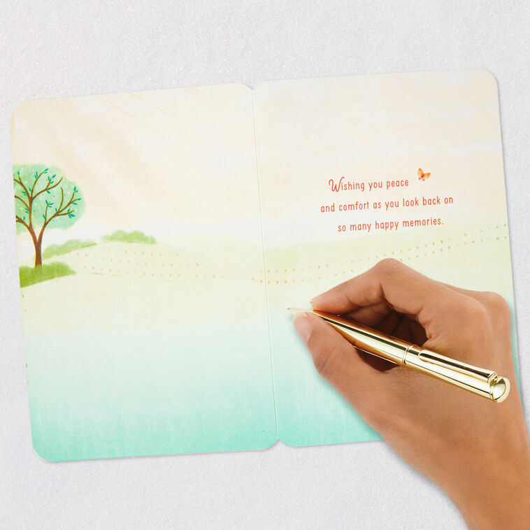 Wishing You Peace and Comfort Sympathy Card for Loss of Pet, , large image number 6