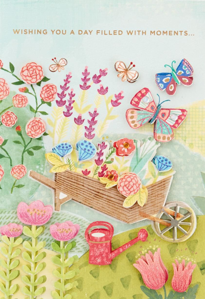 Lovely Garden Birthday Card