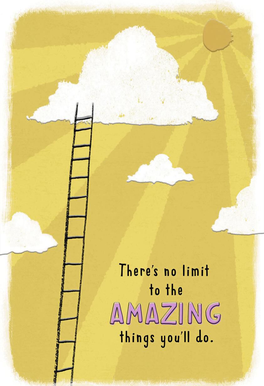 There's No Limit to What You Can Do Encouragement Card