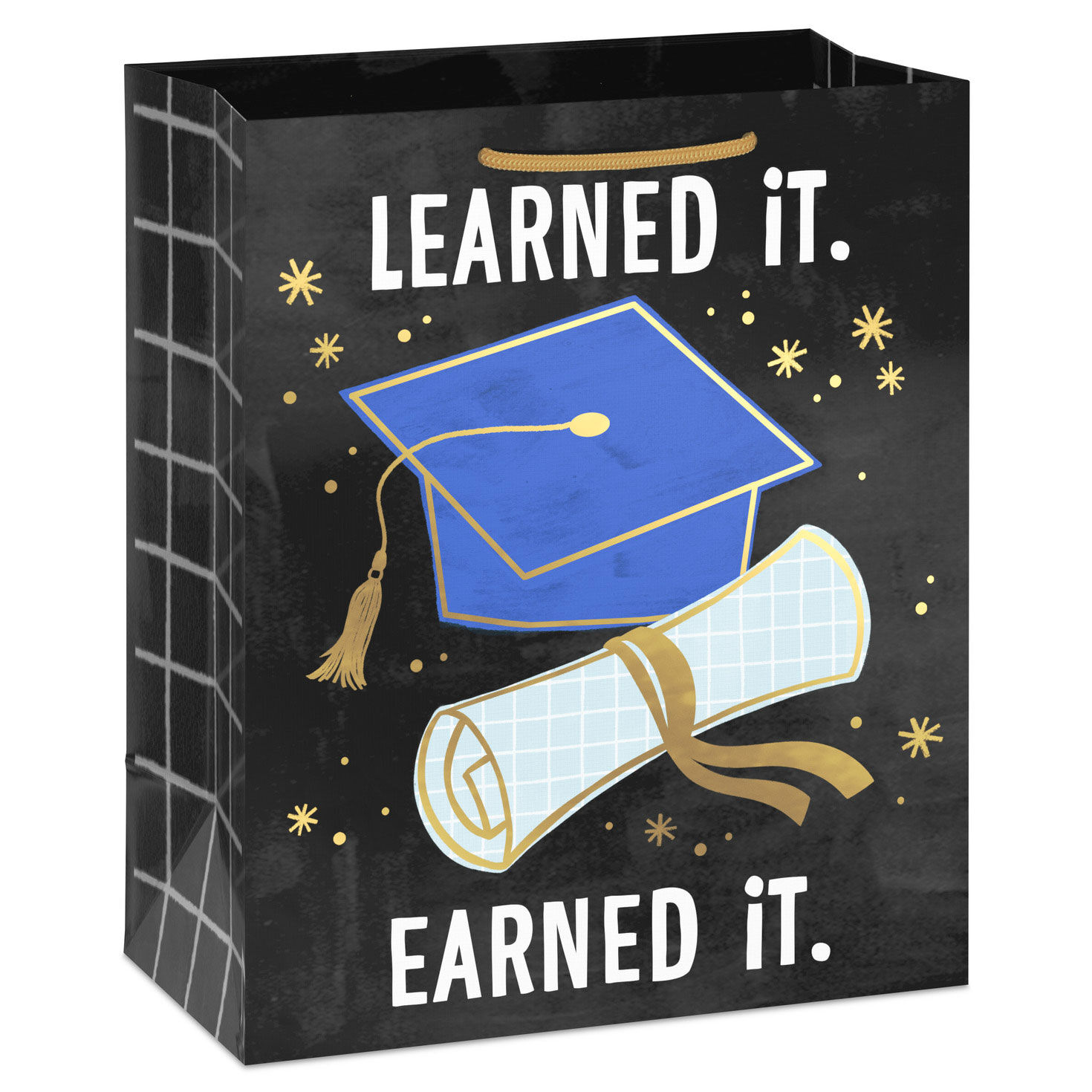 9.6" Learned It, Earned It Medium Graduation Gift Bag