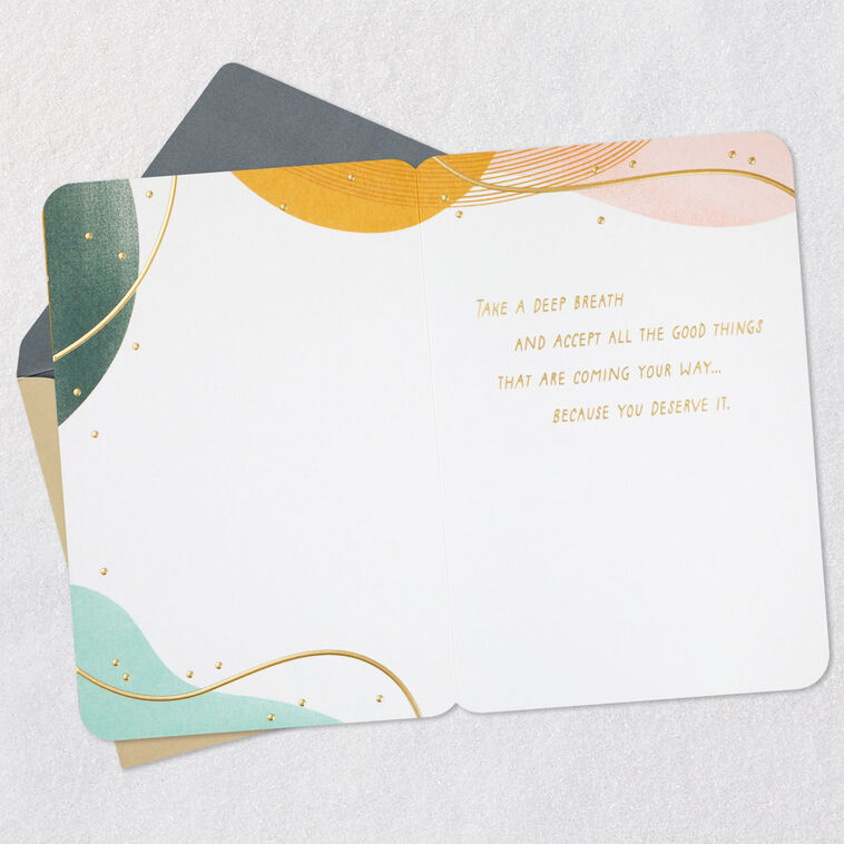 You Deserve It Congratulations Card, , large image number 3