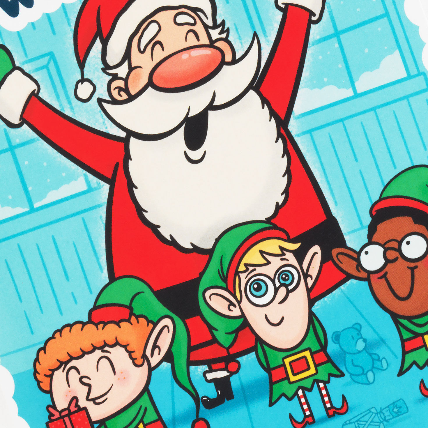 Santa and Farting Elves Funny Christmas Card With Sound for only USD 8.99 | Hallmark